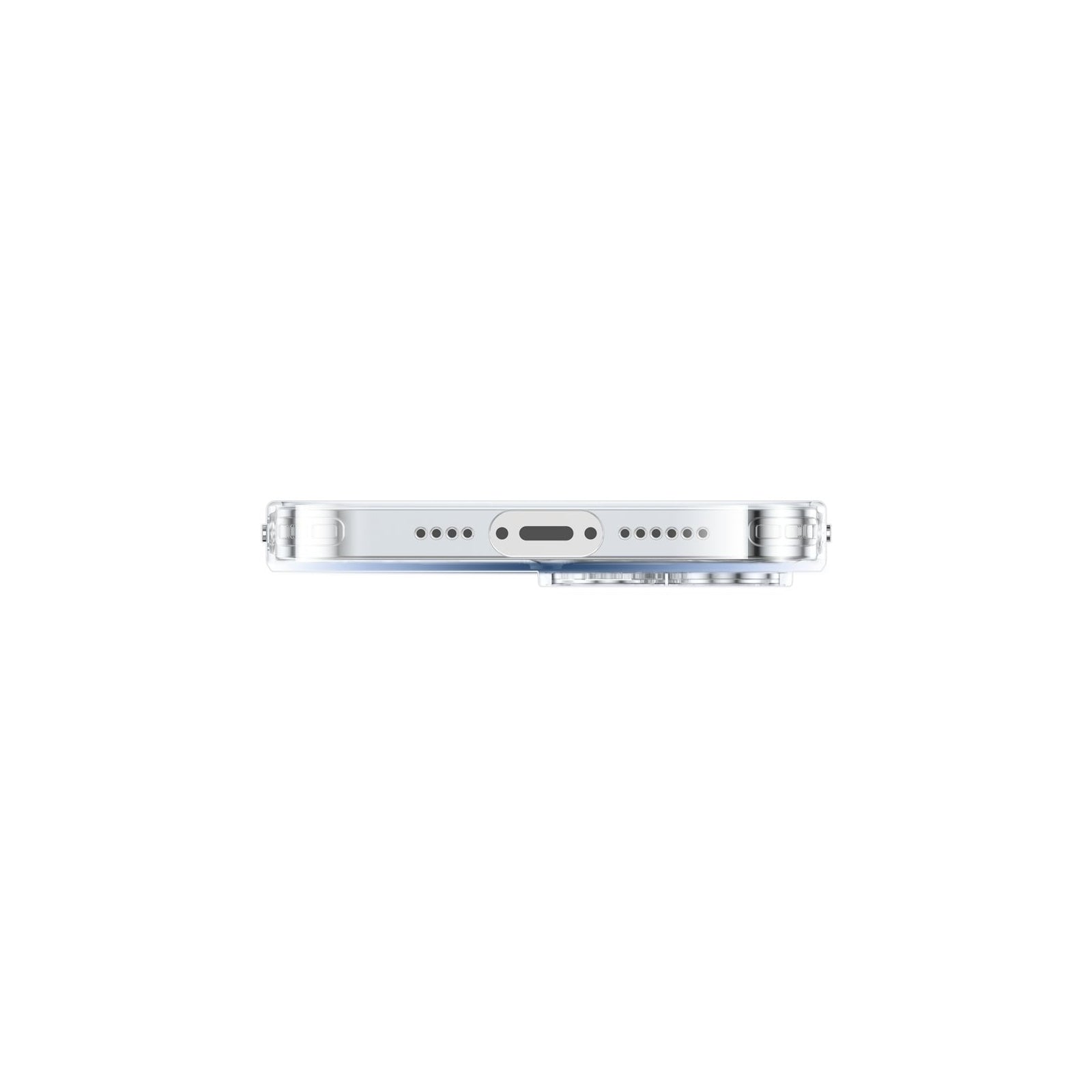 Valenta Tempered Glass Back Cover MagSafe Case Apple iPhone 14 Plus Clear