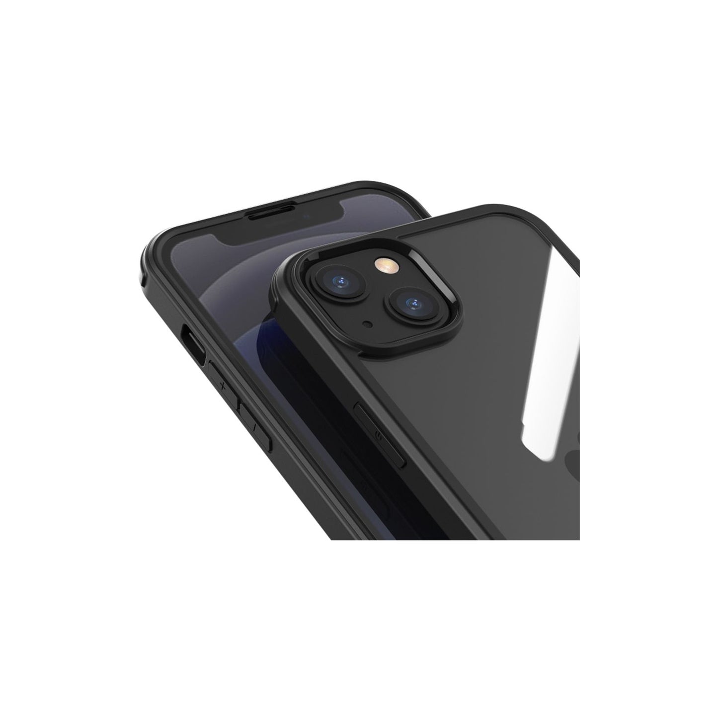 Valenta Tempered Glass Full Cover Bumper Case Apple iPhone 14 Plus Black