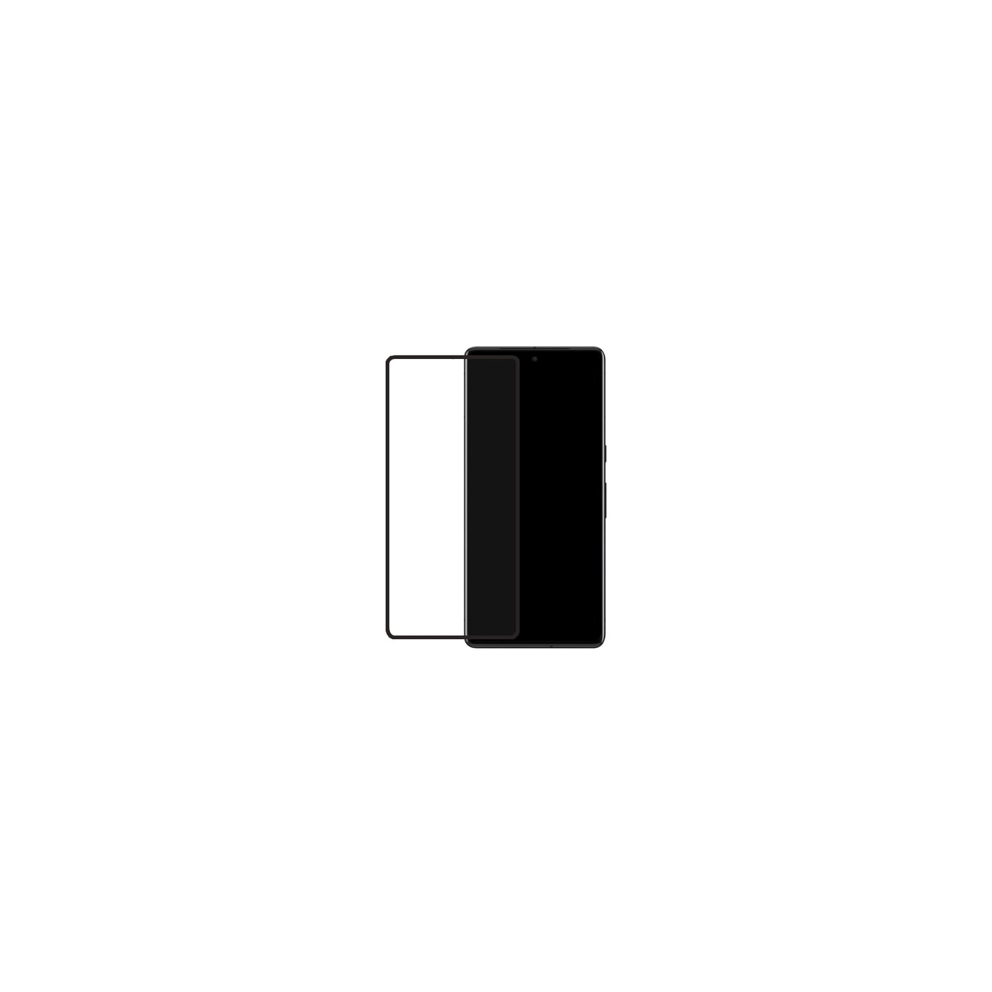 Mobilize Edge-To-Edge Glass Screen Protector Google Pixel 7 Pro Black Edge Glue