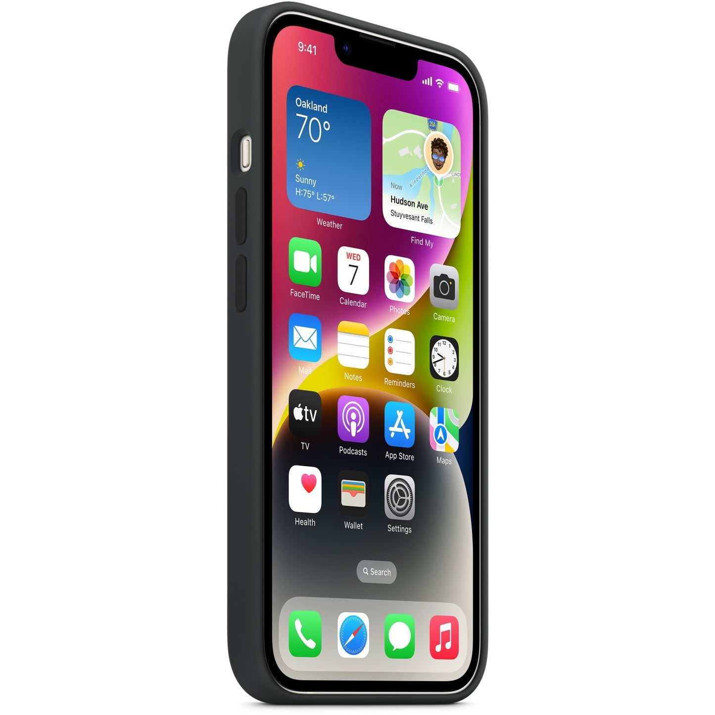 MPT33ZM/A Apple Silicone Case with MagSafe iPhone 14 Plus Midnight