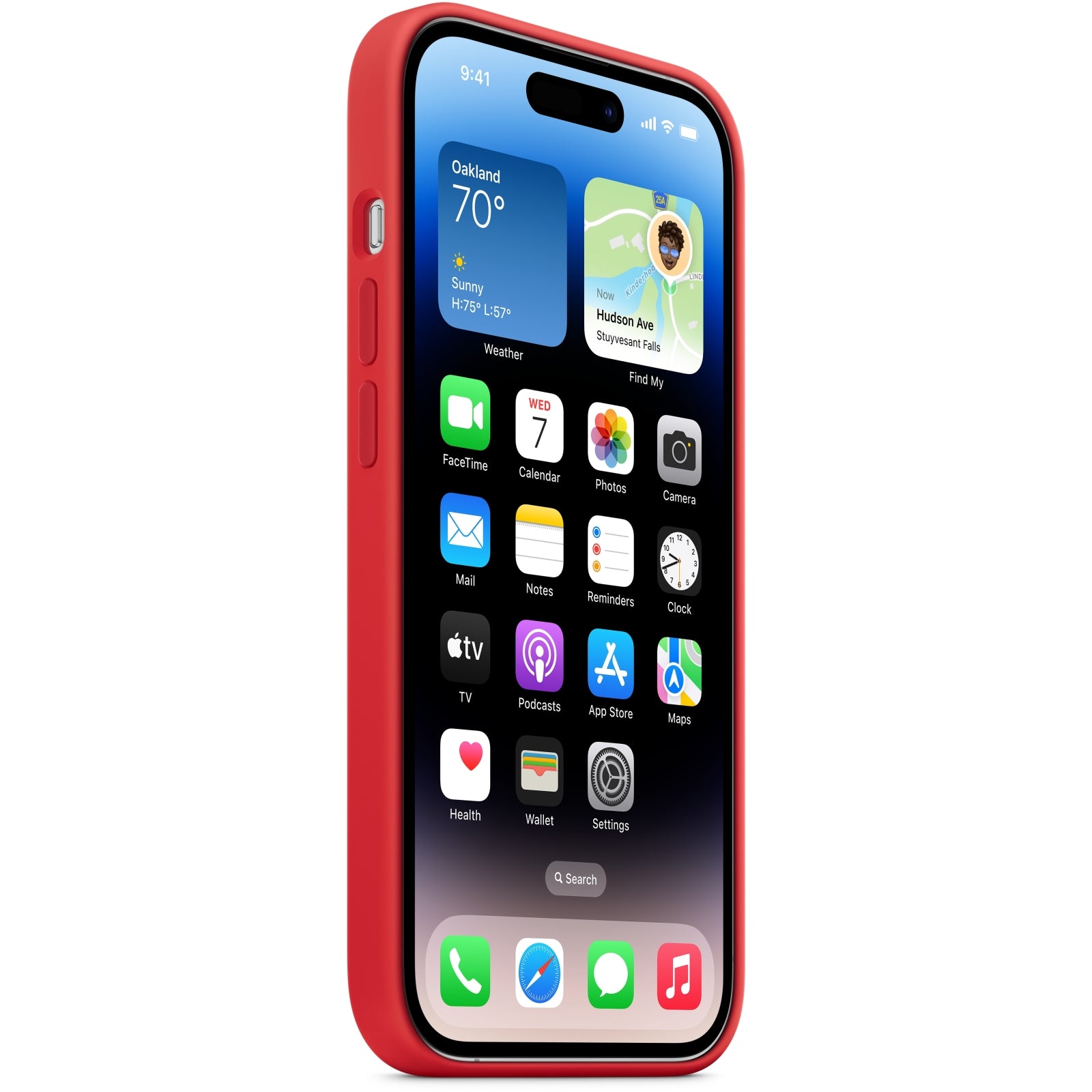 MPTR3ZM/A Apple Silicone Case with MagSafe iPhone 14 Pro Max (PRODUCT) Red