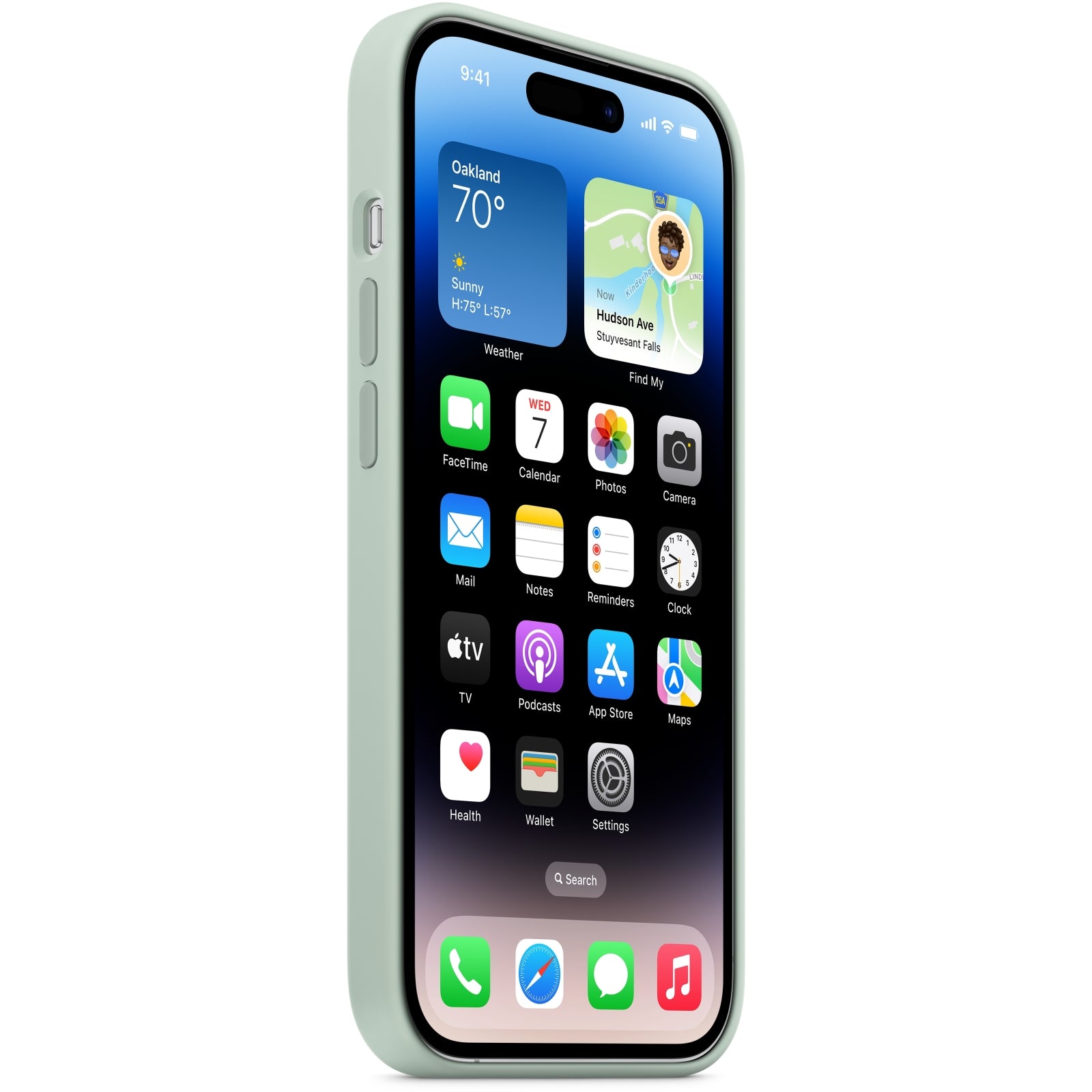 MPTY3ZM/A Apple Silicone Case with MagSafe iPhone 14 Pro Max Succulent
