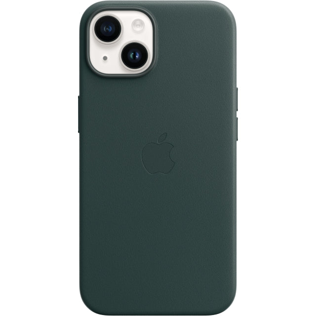 MPP53ZM/A Apple Leather Case mit MagSafe iPhone 14 Forest Green