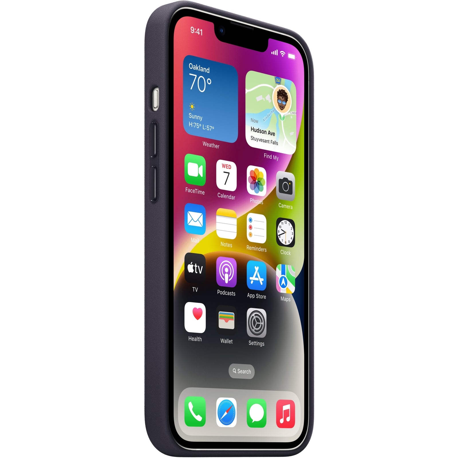 MPP63ZM/A Apple Leather Case with MagSafe iPhone 14 Ink