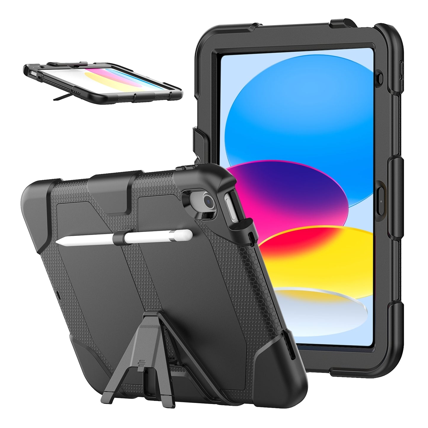 Xccess Survivor Essential Case Apple iPad 10.9 (2022)/iPad 11 (2025) Black