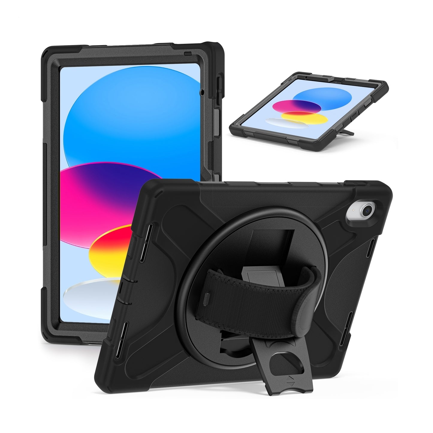 Xccess Survivor All-round Case Apple iPad 10.9 (2022)/iPad 11 (2025) Black (Screenless)