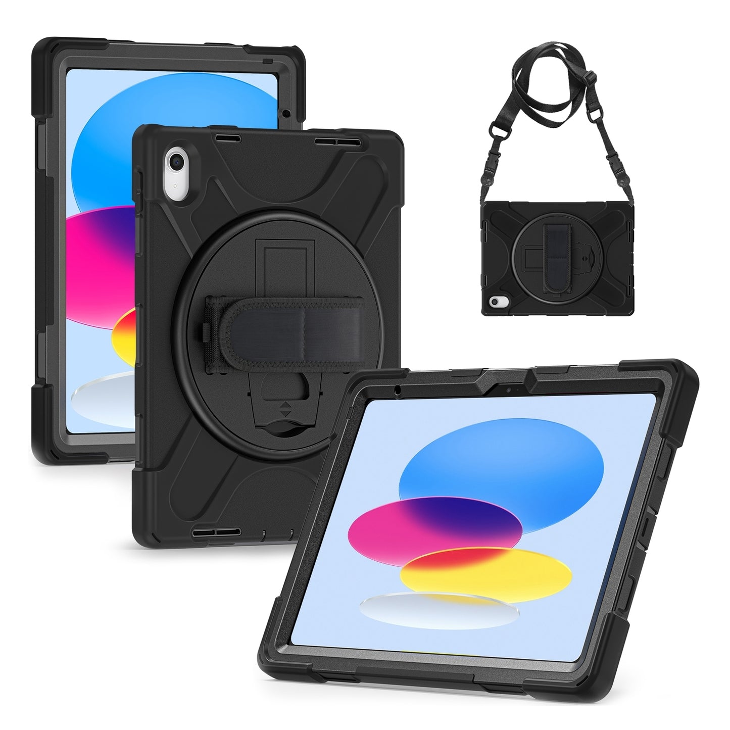 Xccess Survivor All-round Case Apple iPad 10.9 (2022)/iPad 11 (2025) Black (Screenless)
