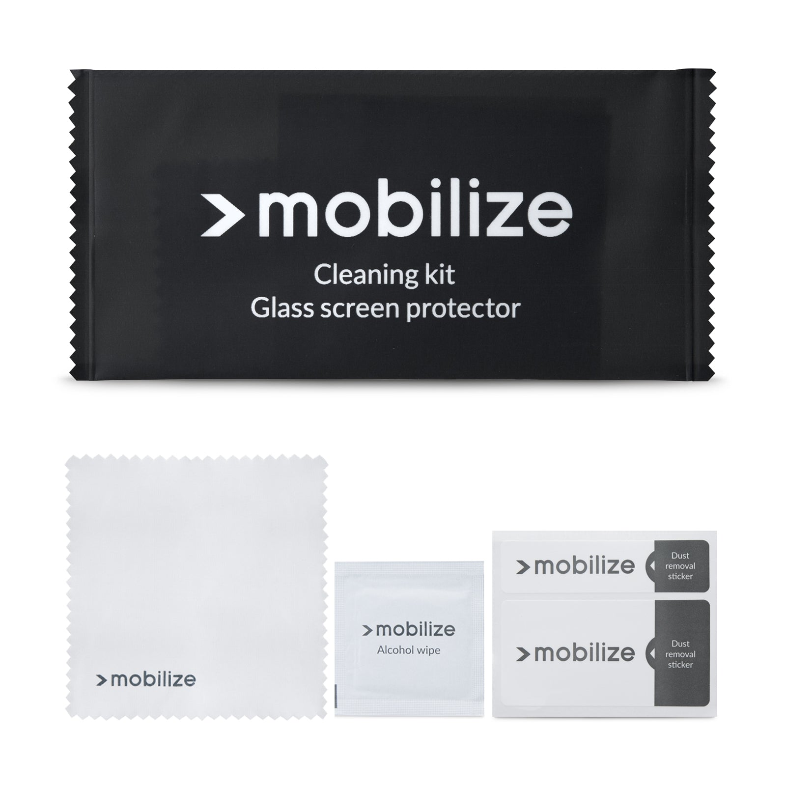 Mobilize Glass Screen Protector - Black Frame - Samsung Galaxy S23+ 5G