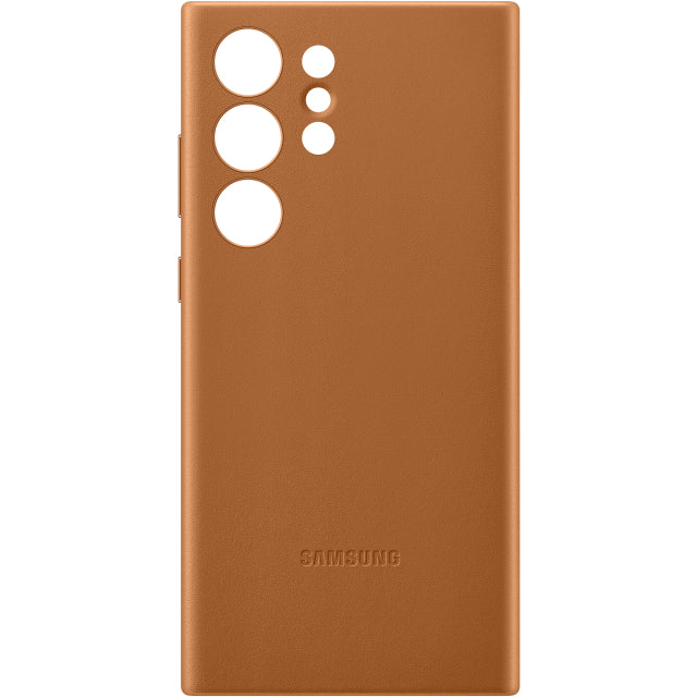 EF-VS918LAEGWW Samsung Leather Cover Galaxy S23 Ultra 5G Camel