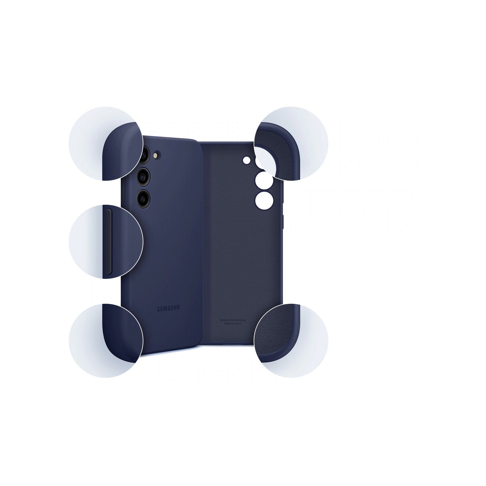 EF-PS916TNEGWW Samsung Silicone Cover Galaxy S23+ 5G Navy