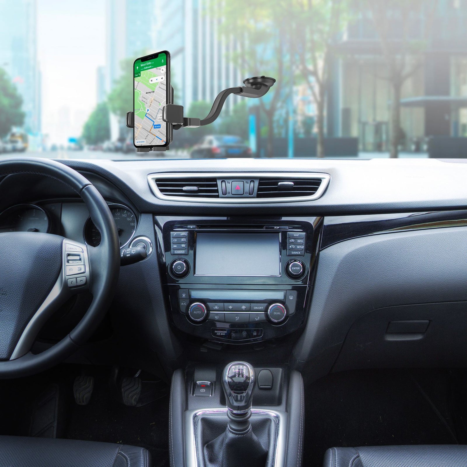 Celly MountFlexPlus Universal Car Holder Black