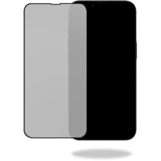 Mobilize Privacy Glass Screen Protector - Black Frame - for Apple iPhone 15
