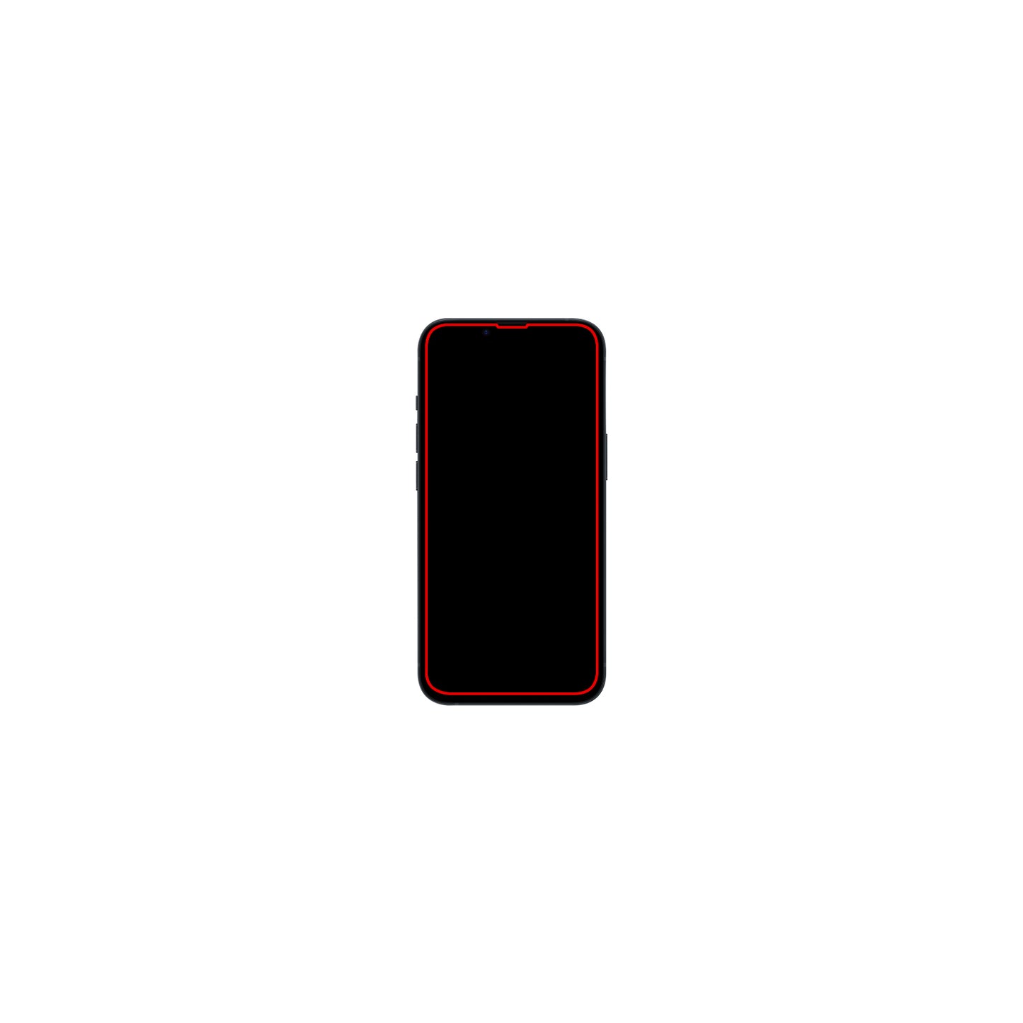 Mobilize Privacy Glass Screen Protector - Black Frame - for Apple iPhone 15 Pro