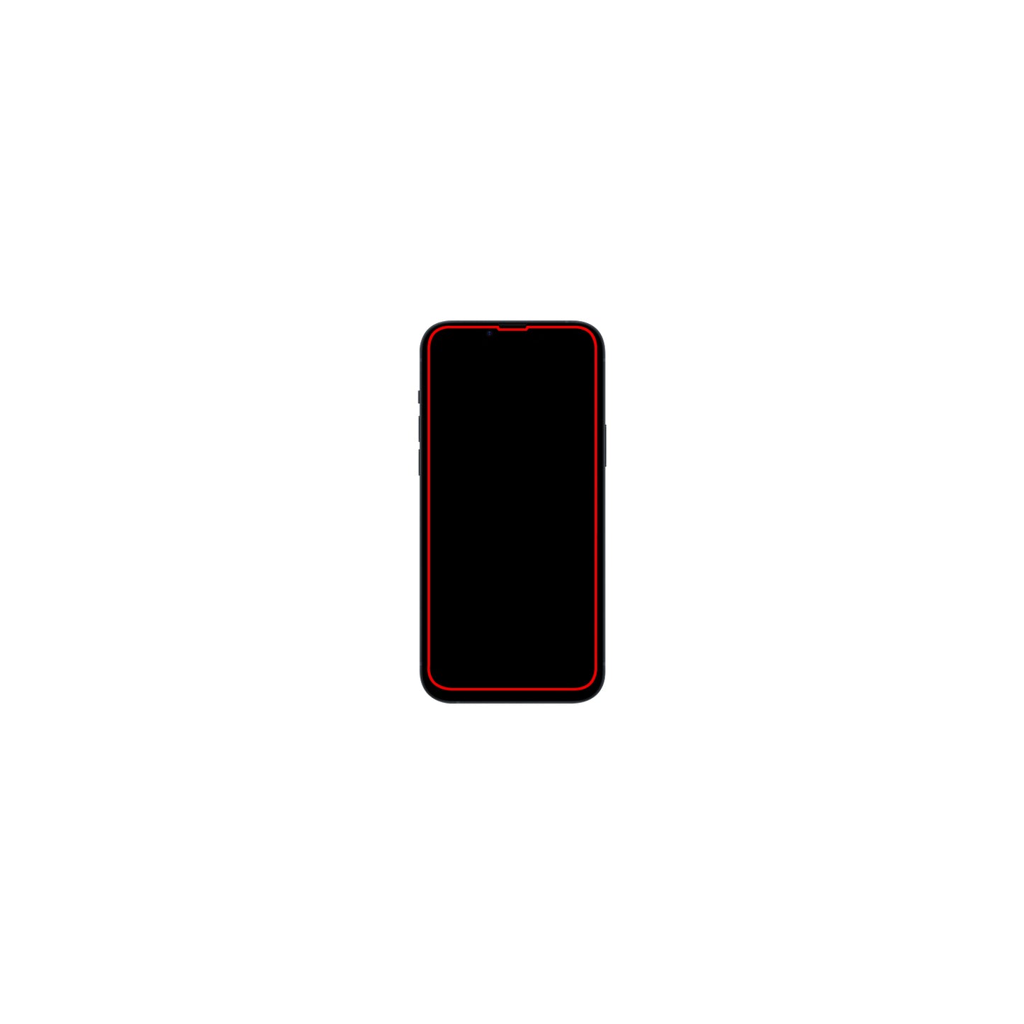 Mobilize Privacy Glass Screen Protector - Black Frame - for Apple iPhone 15 Pro Max