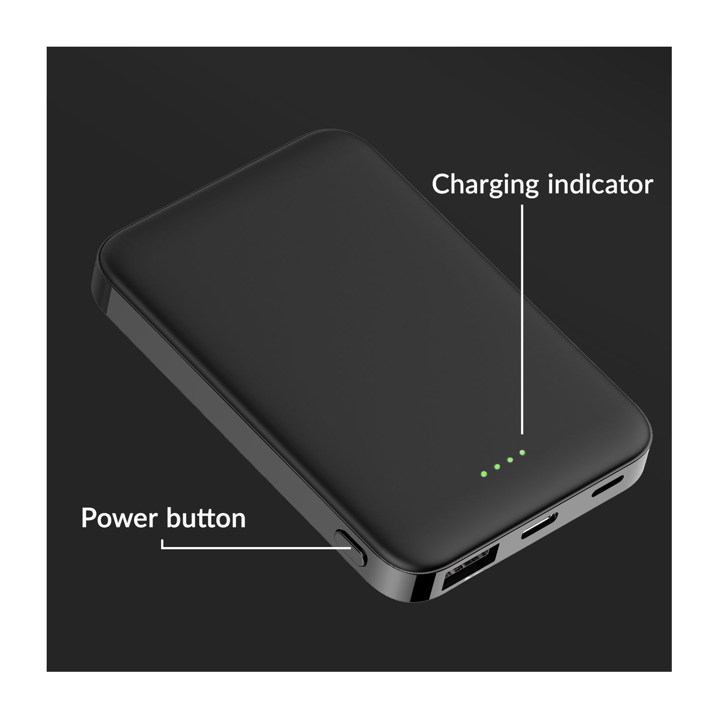 Mobilize Power Bank 5000mAh 15W Black