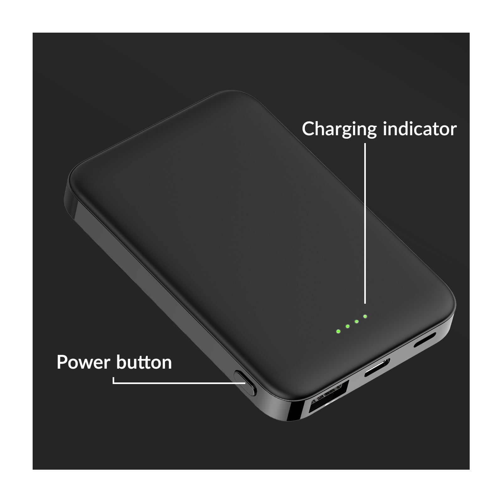 Mobilize Power Bank 5000mAh 15W Black