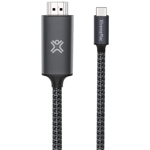 XtremeMac USB-C auf HDMI Kabel 2m. Grau