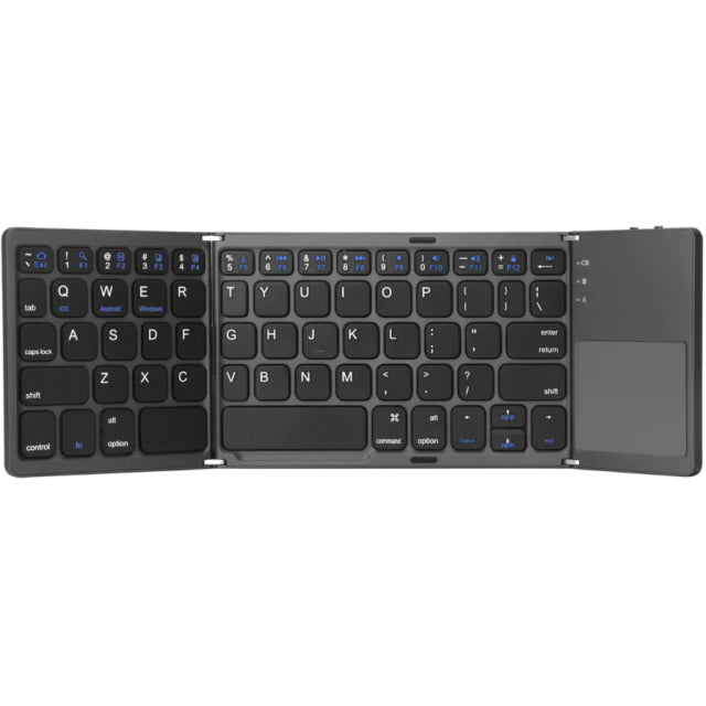 XtremeMac faltbare Bluetooth Reisetiastatur Schwarz QWERTY