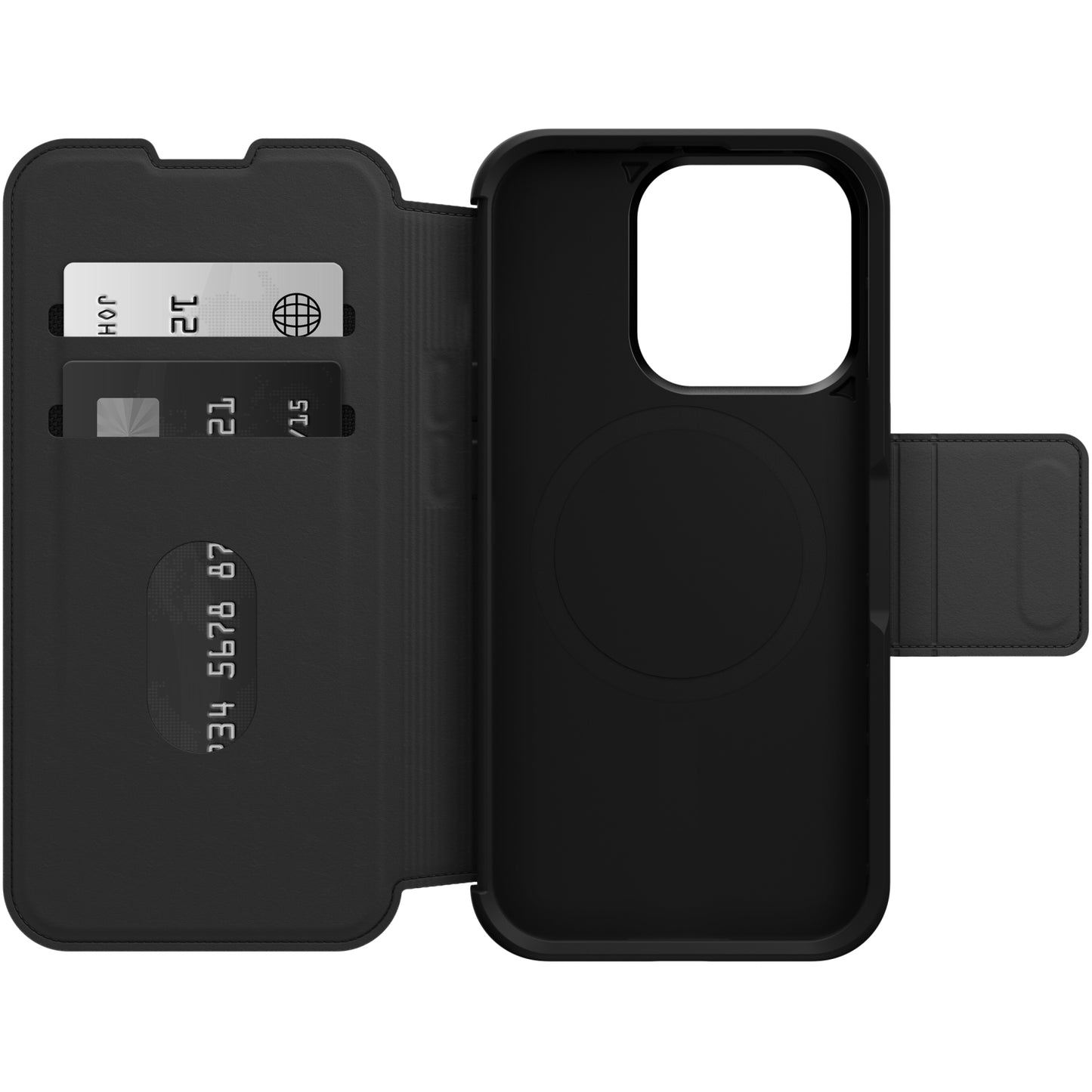 OtterBox Strada MagSafe Apple iPhone 15 Pro Shadow Black