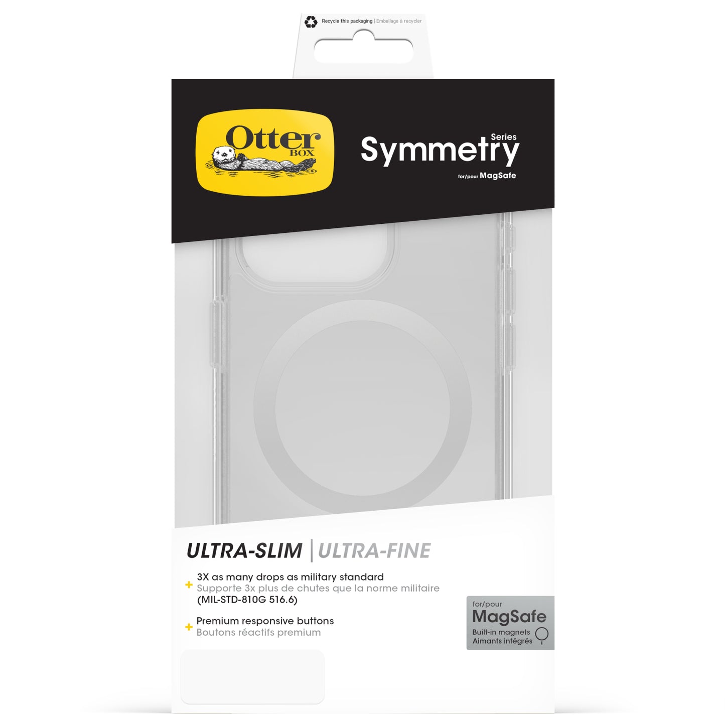 OtterBox Symmetry+ Clear Case Apple iPhone 15 Pro Clear