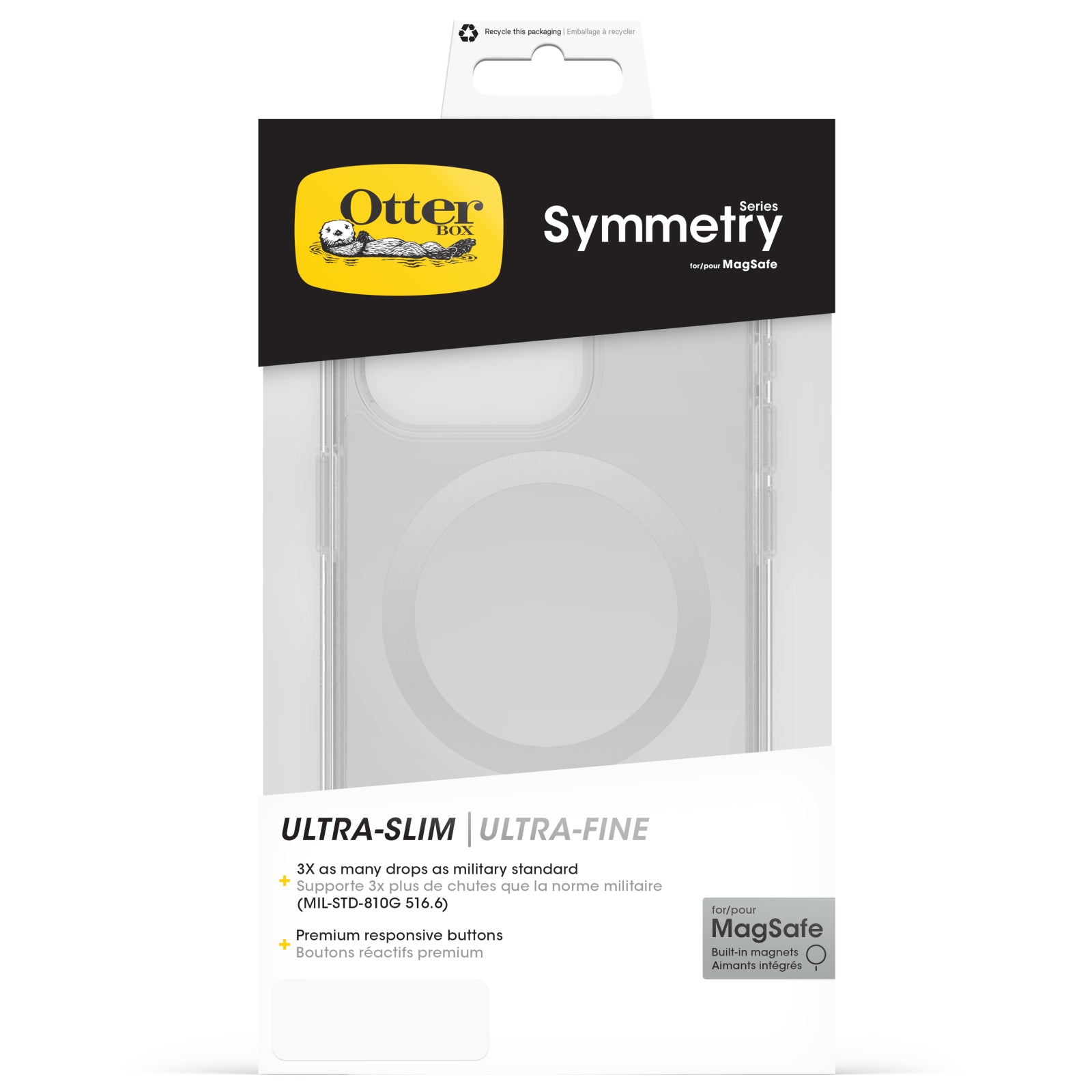 OtterBox Symmetry+ Clear Case Apple iPhone 15 Pro Clear