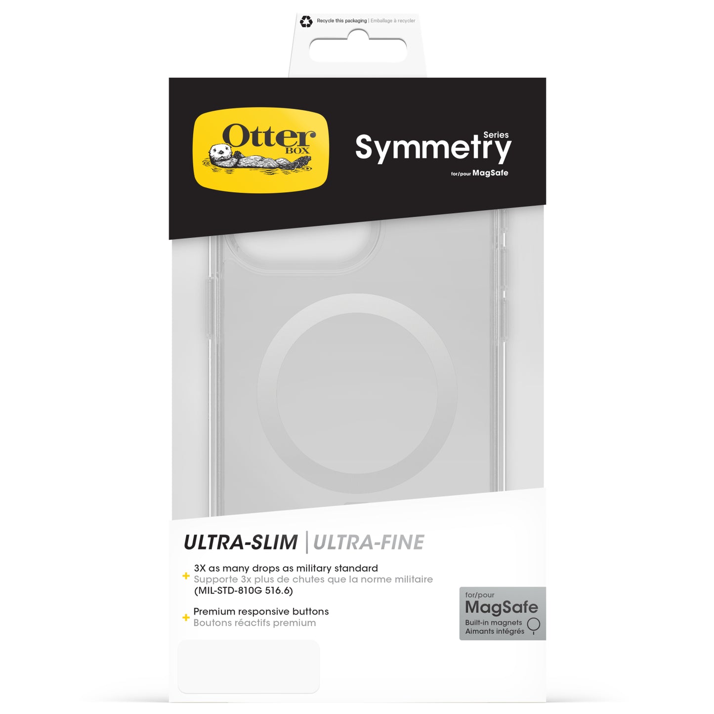 OtterBox Symmetry+ Clear Case Apple iPhone 15 Pro Max Clear