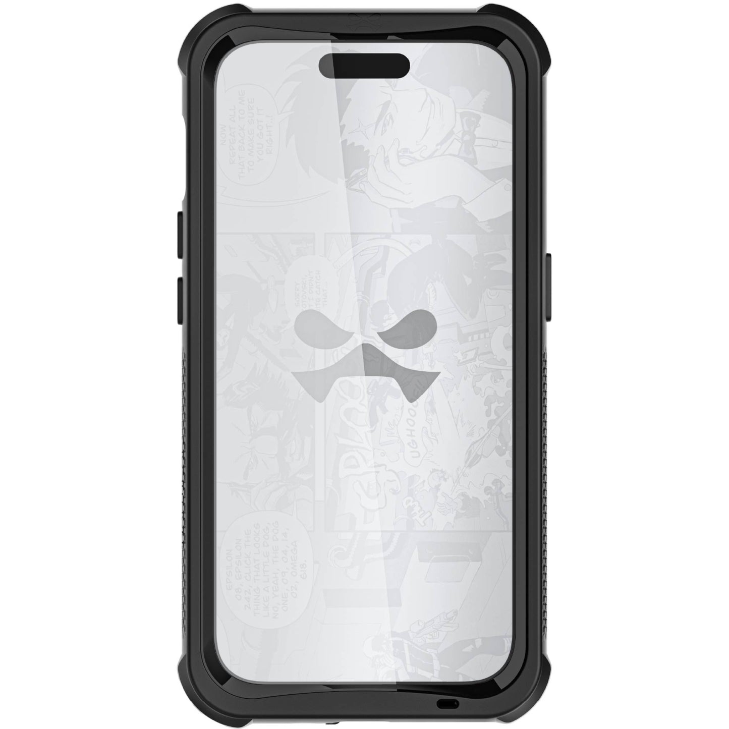 Ghostek Nautical Waterproof MagSafe Case + Belt Swivel Holster Apple iPhone 15 Pro Clear