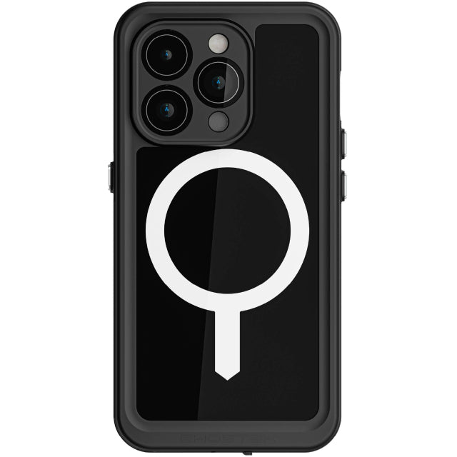 Ghostek Nautical Slim Wasserdichte MagSafe Hülle Apple iPhone 15 Pro Schwarz