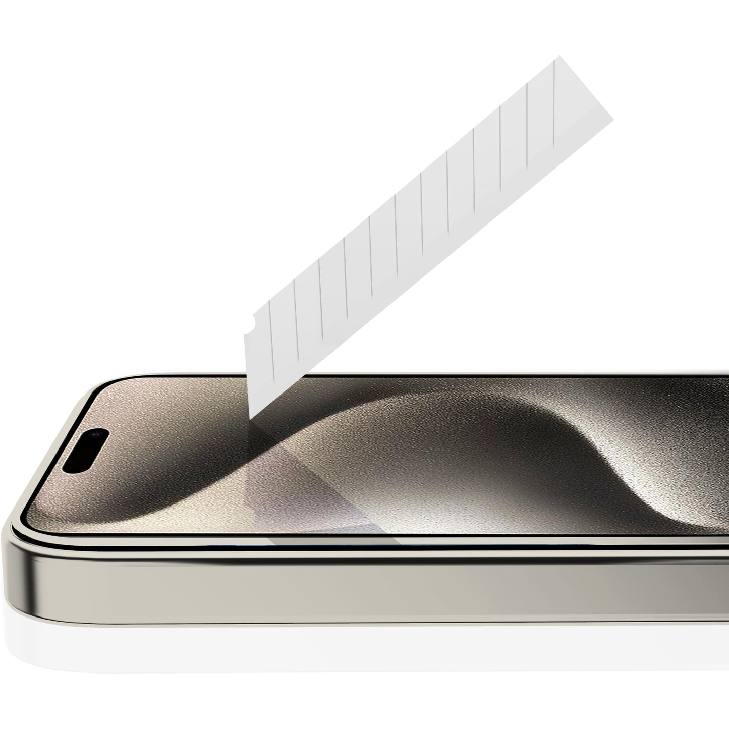 ITSKINS Supreme Glass Screen Protector with Alignment Tool Apple iPhone 15 Pro Clear