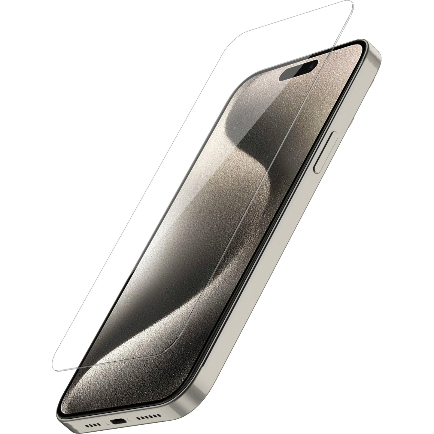 ITSKINS Supreme Glass Screen Protector with Alignment Tool Apple iPhone 15 Pro Clear
