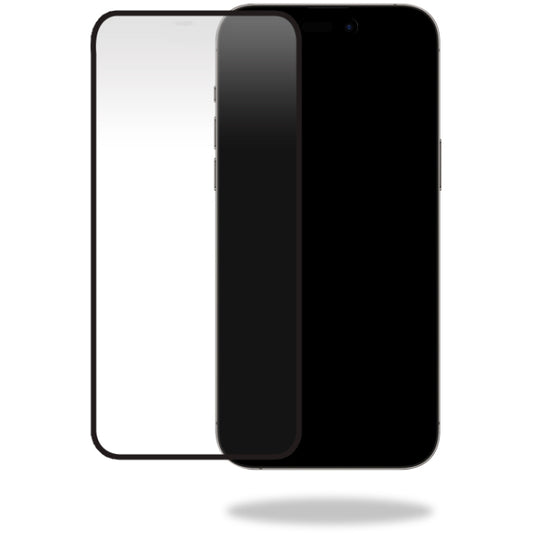 Mobilize Privacy Glass Displayschutzfolie – schwarzer Rahmen – für Apple iPhone 14 Pro Max