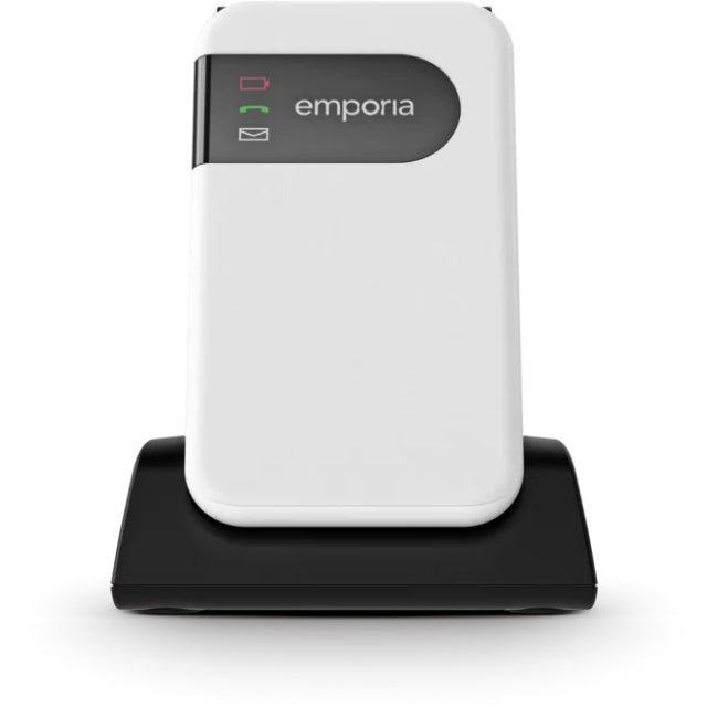 Emporia SIMPLICITYglam Téléphone portable à clapet 4G Blanc