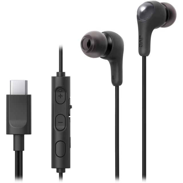 HA-FR9UC JVC Gumy In-Ear USB-C Stereo Headset + Remote Black