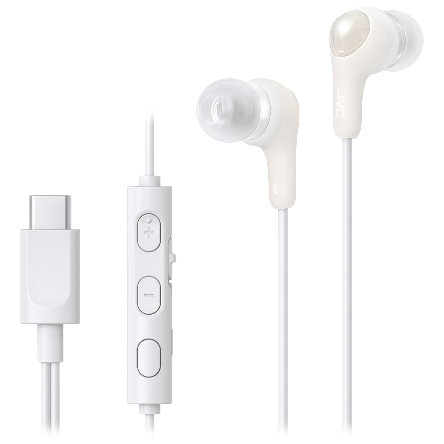 HA-FR9UC JVC Gumy In-Ear USB-C Stereo Headset + Remote White