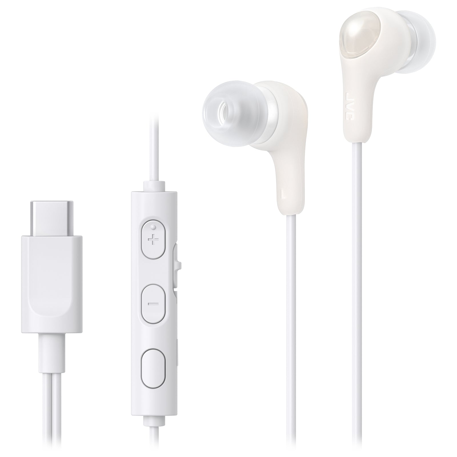 HA-FR9UC JVC Gumy In-Ear USB-C Stereo Headset + Remote White