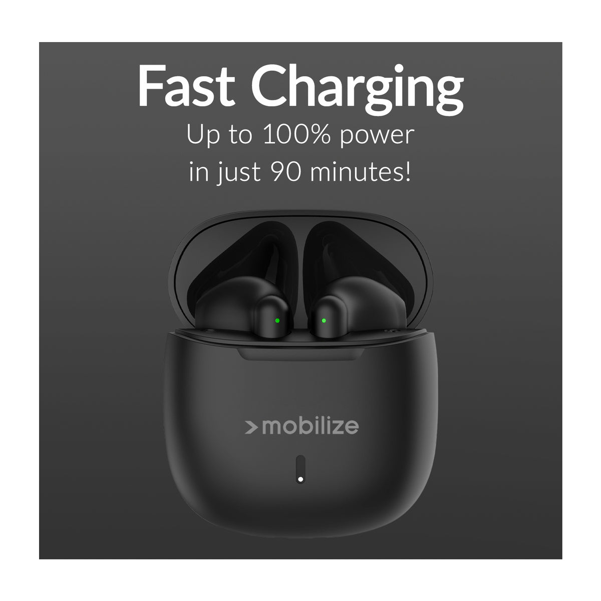 Mobilize TWS Earbuds Black