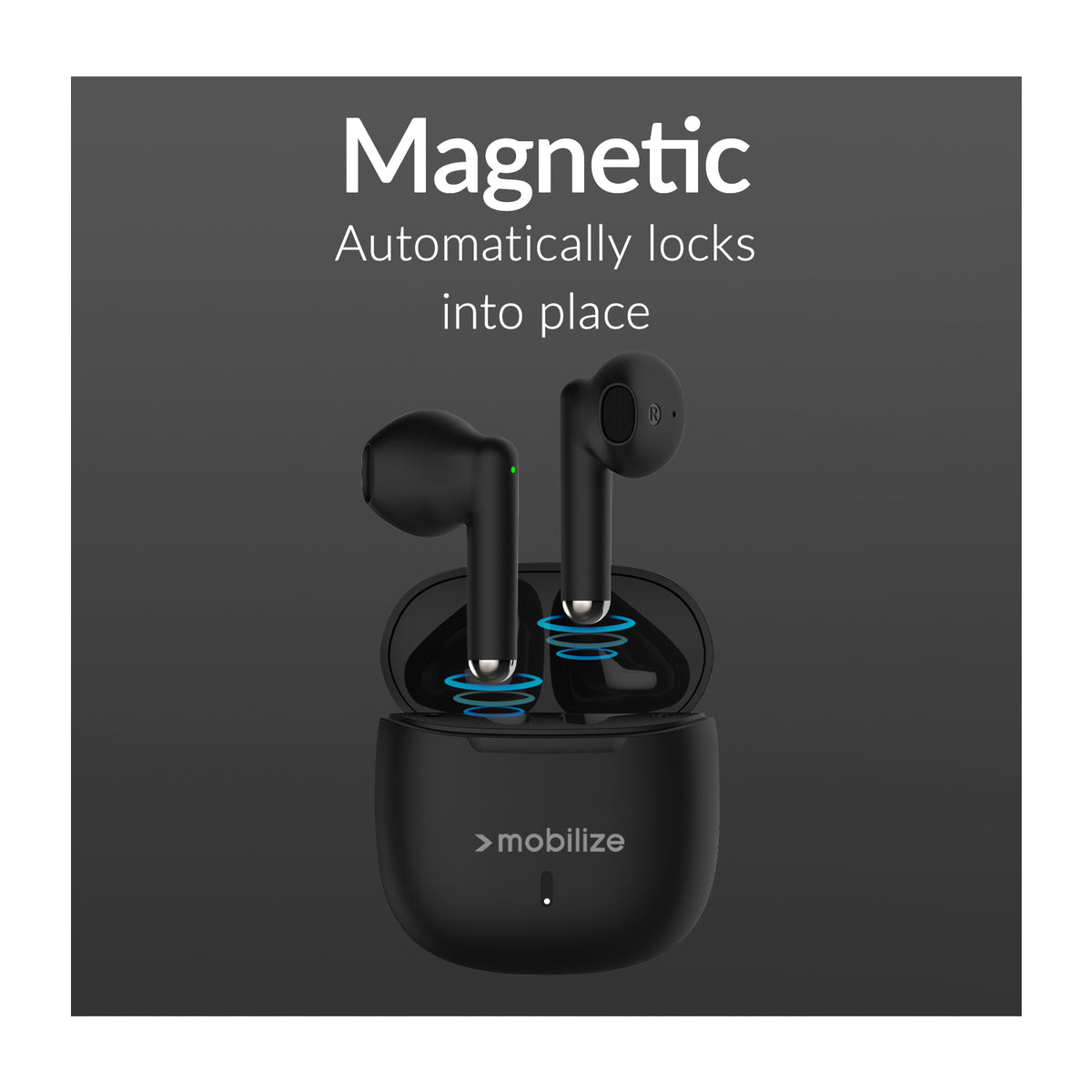 Mobilize TWS Earbuds Black