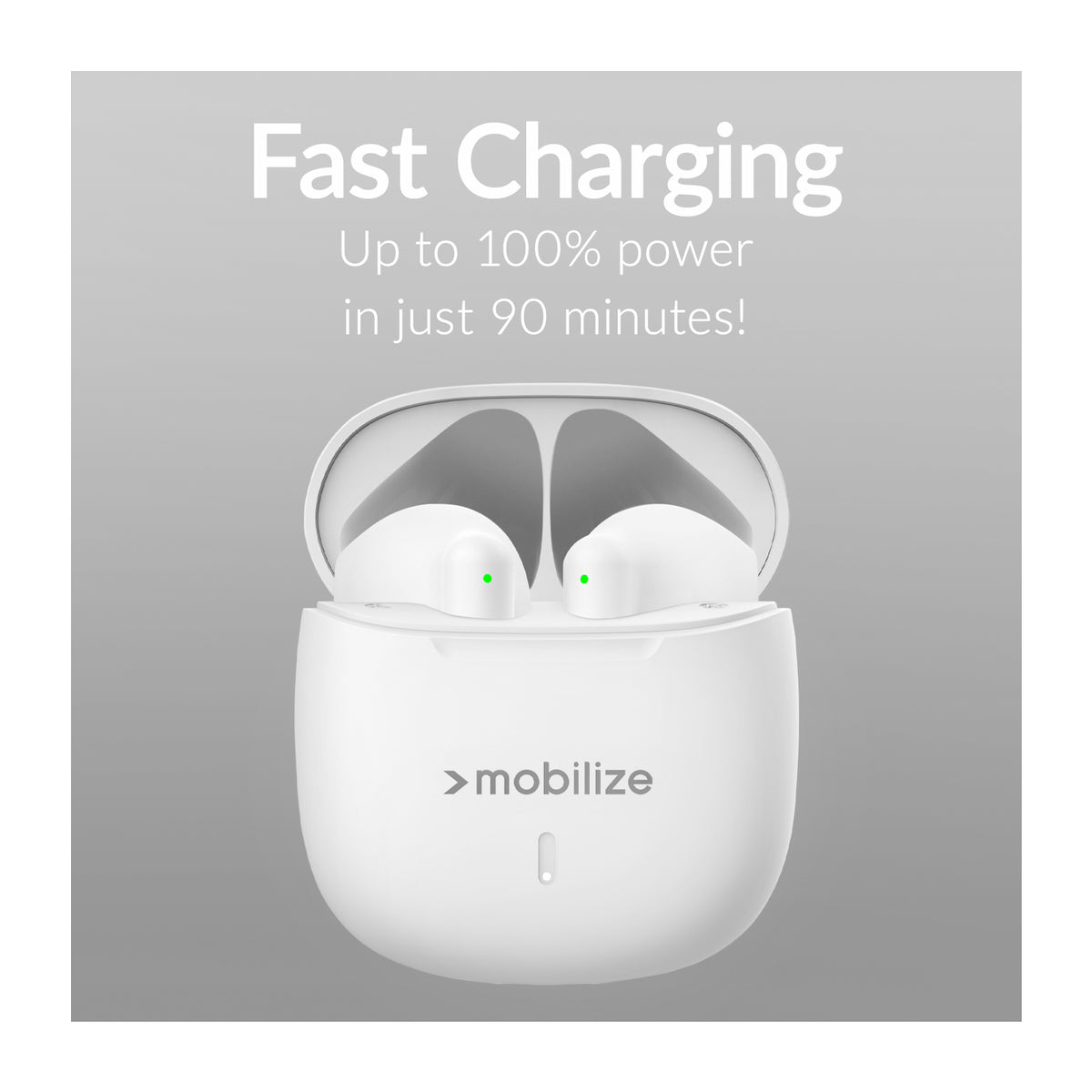 Mobilize TWS Earbuds White