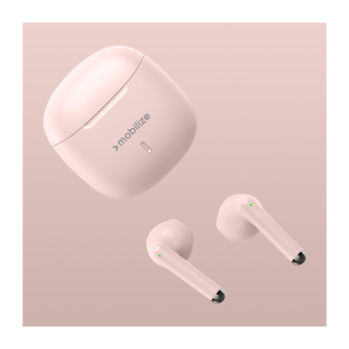Mobilize TWS Earbuds Pastel Pink