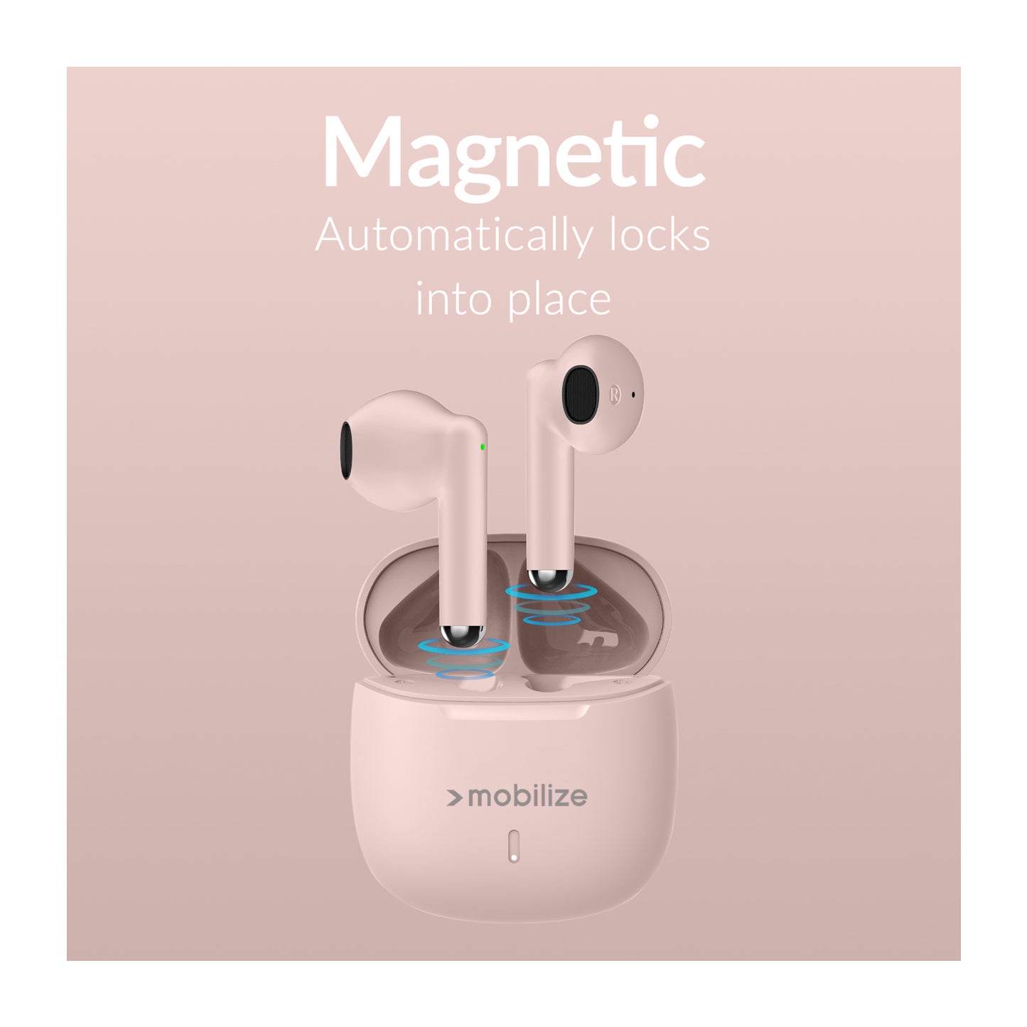 Mobilize TWS Earbuds Pastel Pink