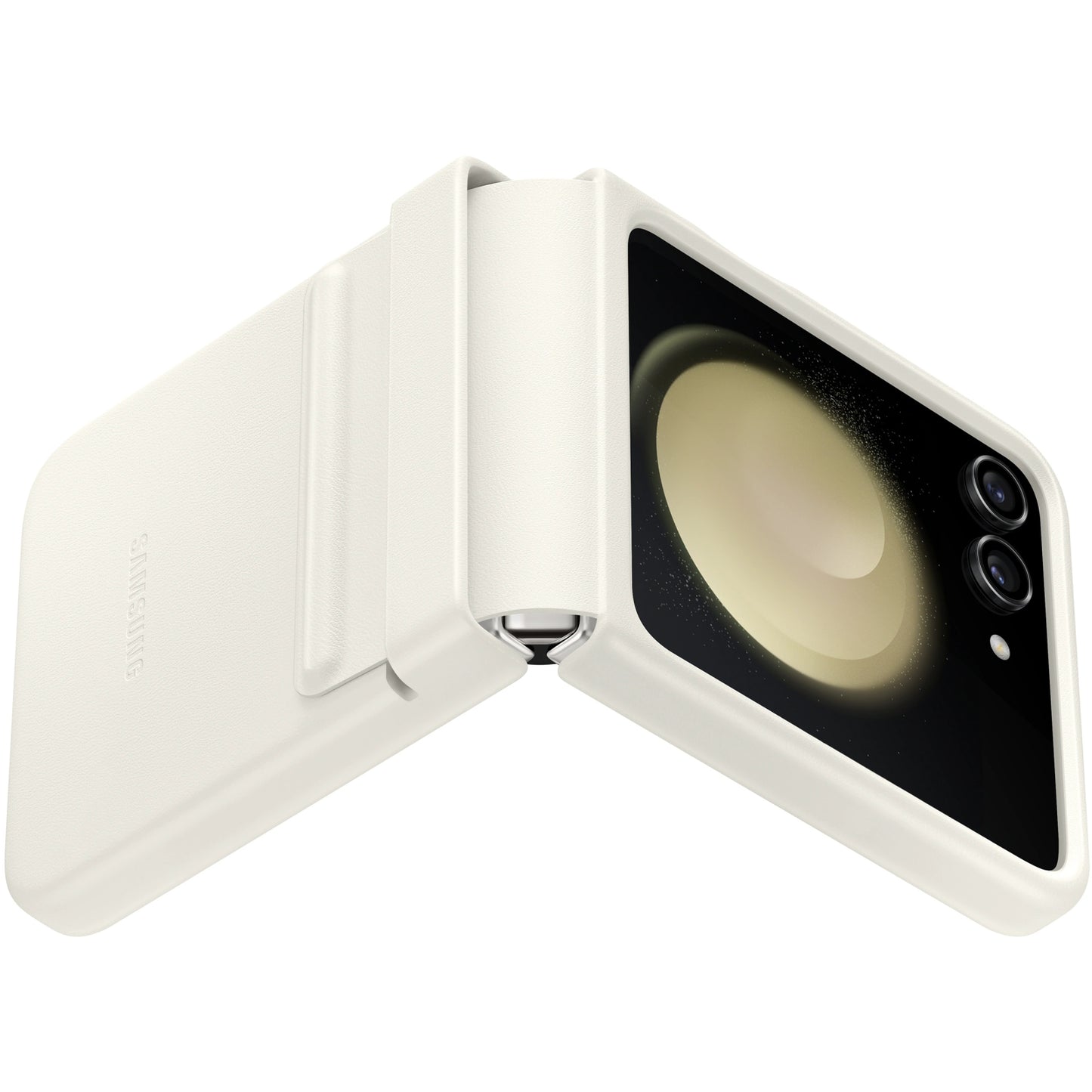 EF-VF731PUEGWW Samsung Flap Vegan Leather Case Galaxy Z Flip5 Cream