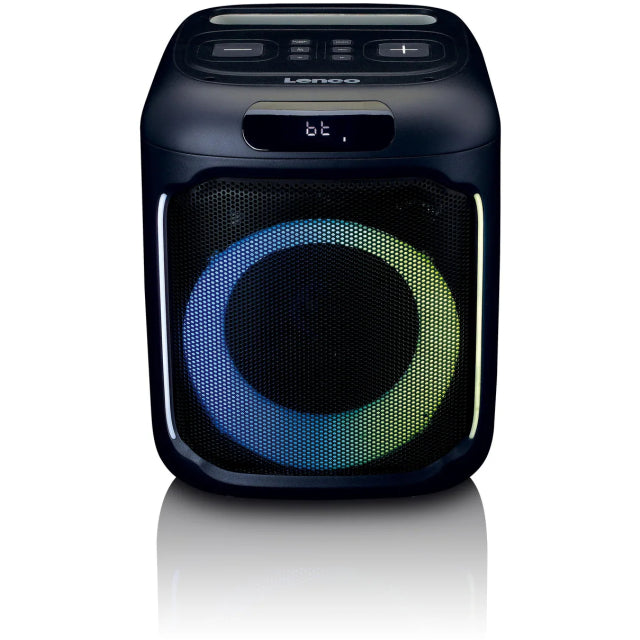 PA-100BK Lenco Bluetooth Party Speaker + Remote + Microphone Black