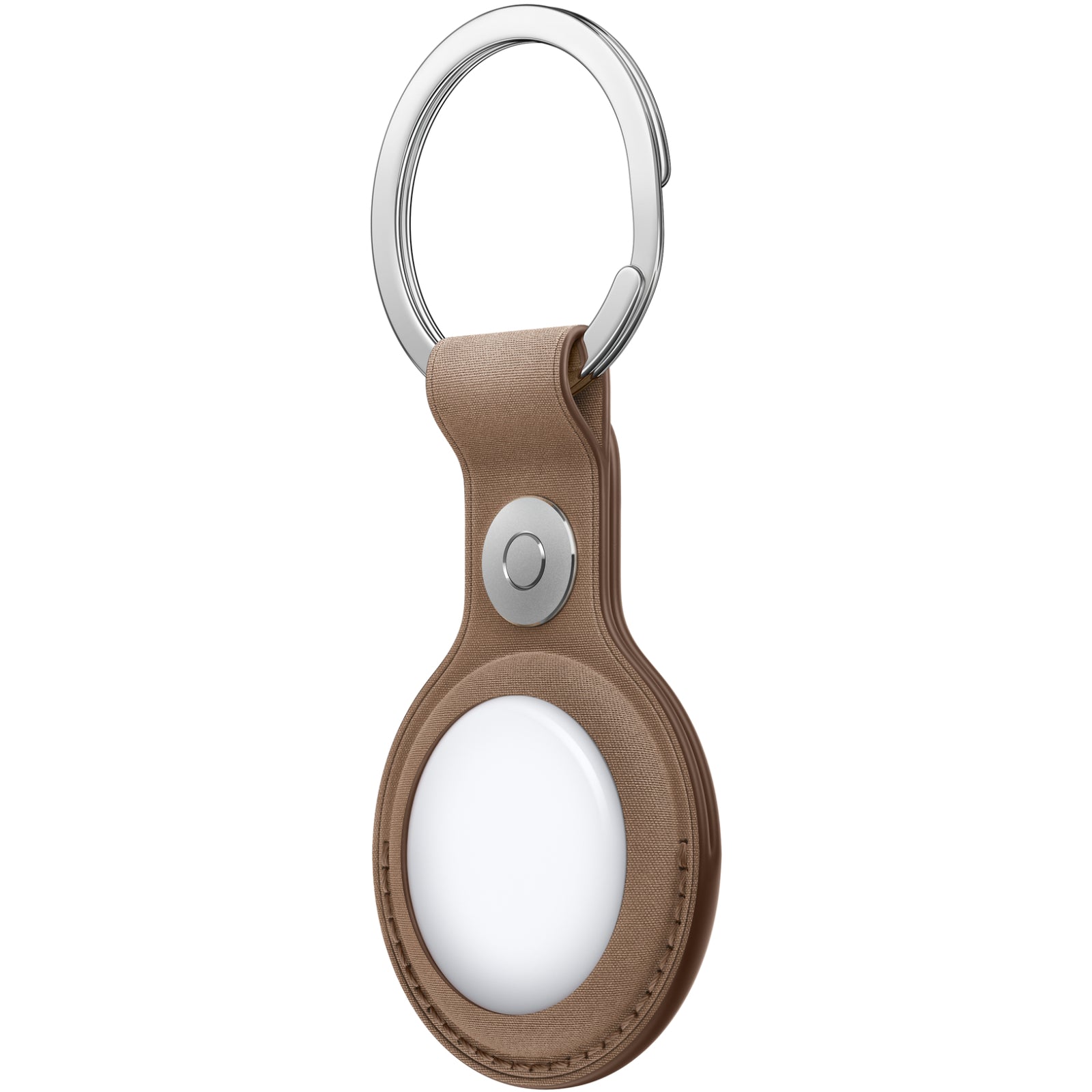 MT2L3ZM/A Apple Airtag FineWoven Key Ring Taupe
