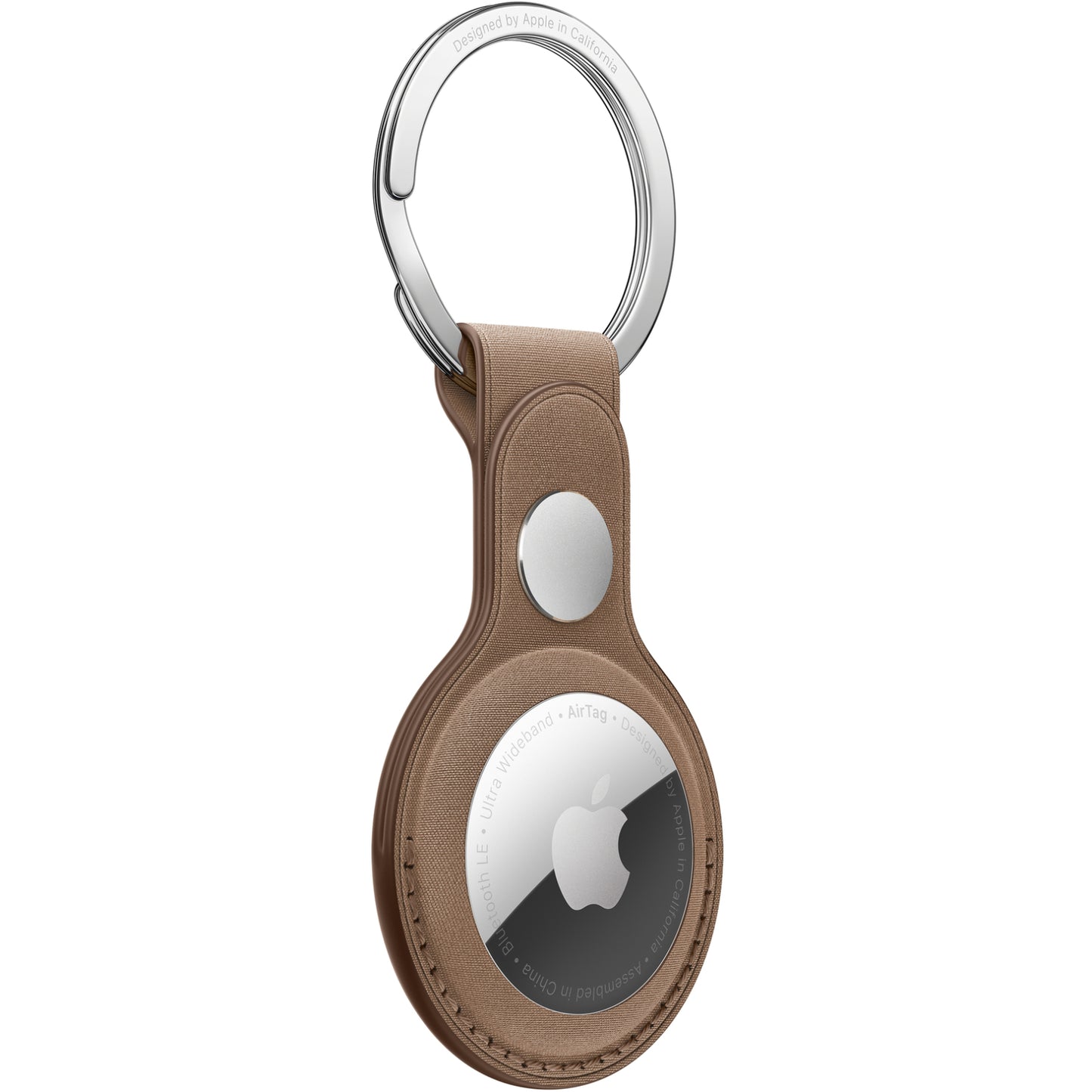 MT2L3ZM/A Apple Airtag FineWoven Key Ring Taupe