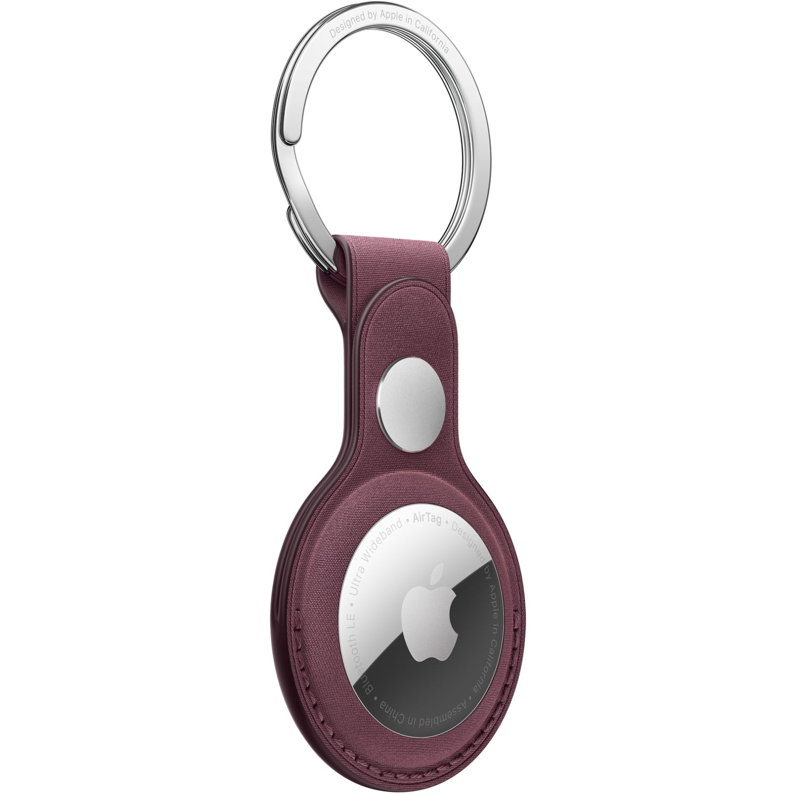 MT2J3ZM/A Apple Airtag FineWoven Key Ring Mulberry