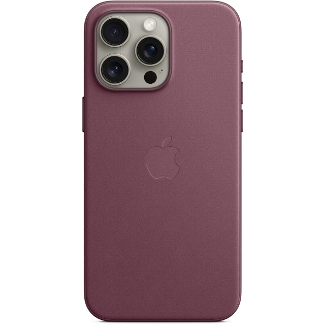 MT4X3ZM/A Apple FineWoven Case with MagSafe iPhone 15 Pro Max Mulberry