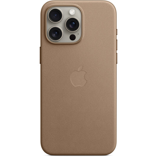 MT4W3ZM/A Apple FineWoven Case with MagSafe iPhone 15 Pro Max Taupe