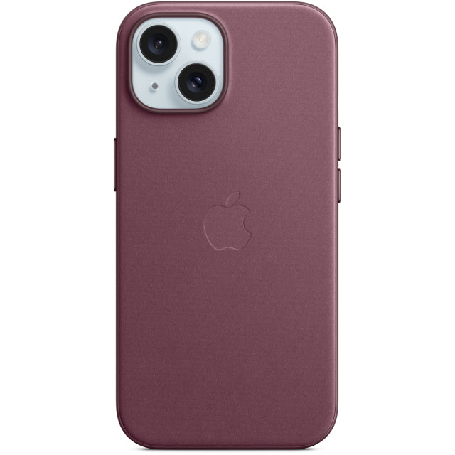 MT3E3ZM/A Apple FineWoven Case mit MagSafe iPhone 15 Mulberry