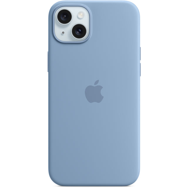 MT193ZM/A Apple Silikon Case mit MagSafe iPhone 15 Plus Winterblau