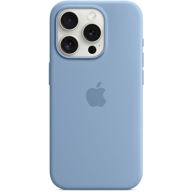 MT1L3ZM/A Apple Silikon Case mit MagSafe iPhone 15 Pro Winterblau